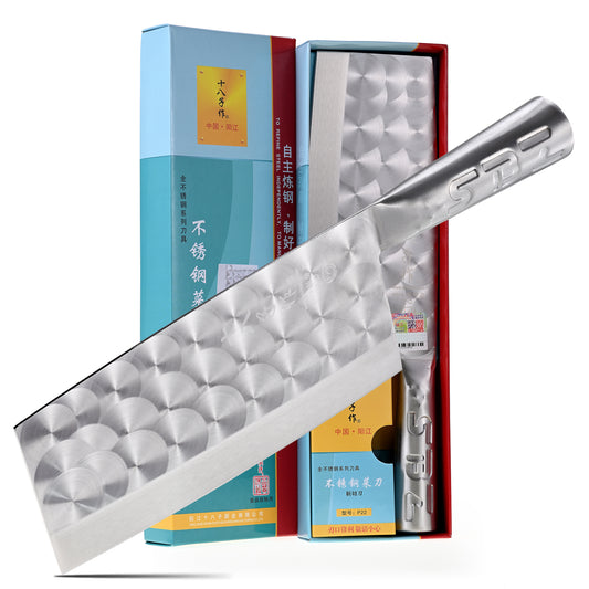 SHI BA ZI ZUO Meat Bone Cleaver Knife Professional Kitchen Knife Vegetable Knife for Effortless Precision Slicing and Chopping