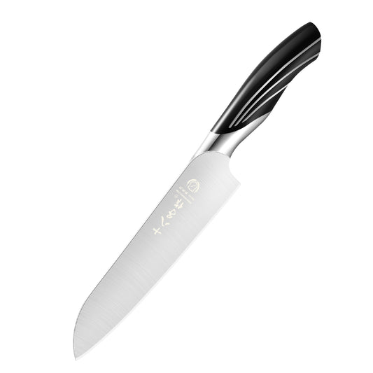 SHI BA ZI ZUO Professional Chef Knife,Stainless Steel Kitchen Knife with Ergonomic Handle for Meat and Vegetable Cutting