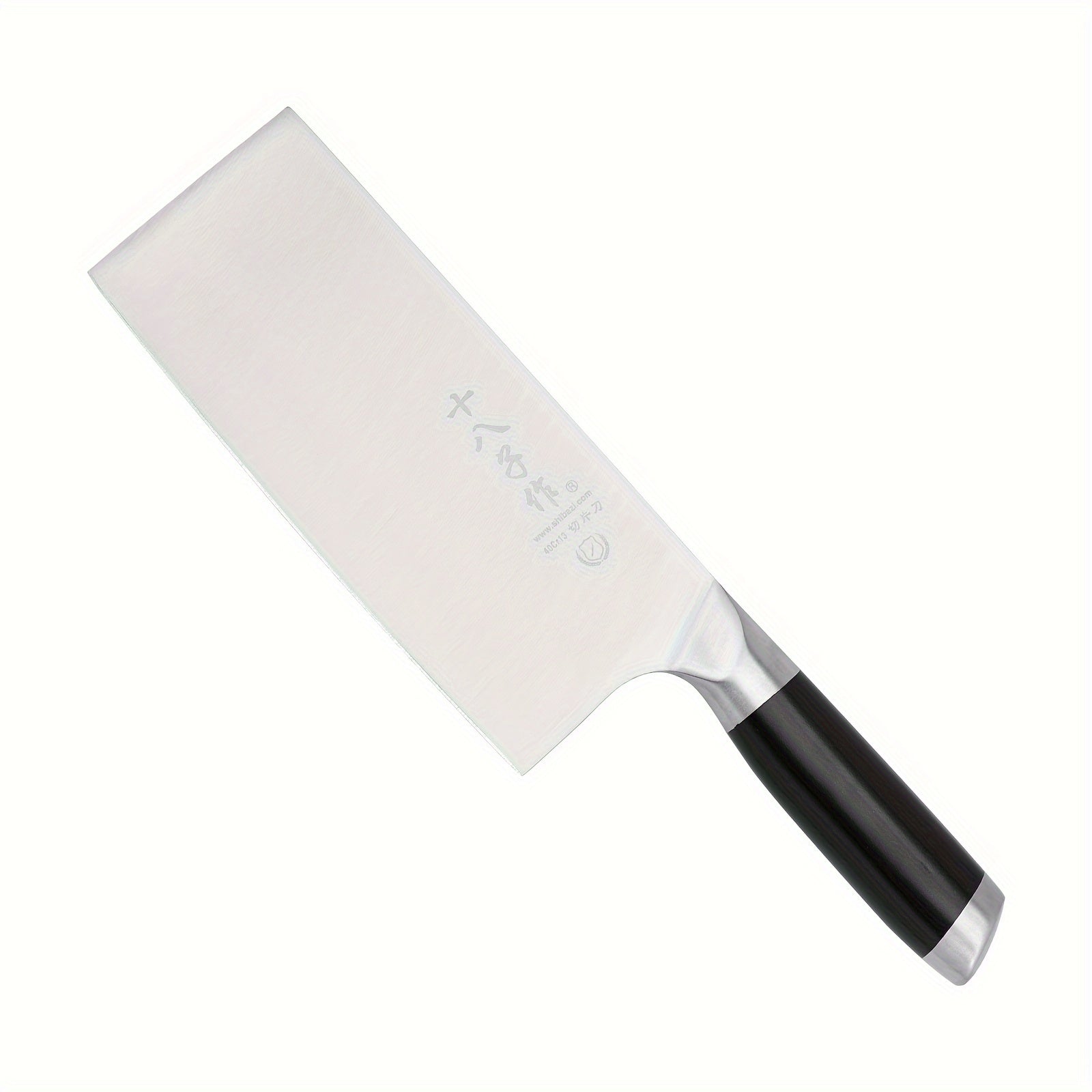 SHI BA ZI ZUO 18cm Chinese chef's knife, chef's knife, thin and light kitchen knife, stainless steel vegetable knife, vegetables and chopping small bones
