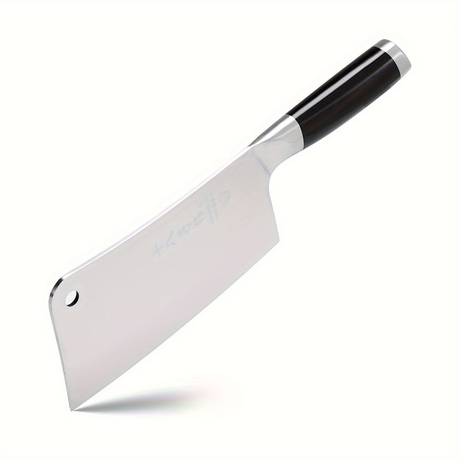 SHI BA ZI ZUO Chef's knife Kitchen knife High-quality stainless steel butcher knife Chinese cutting knife with full tang blade for cutting meat from bone